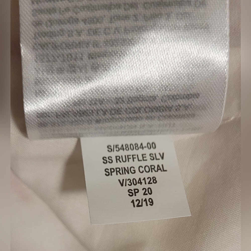 ​Banana Republic Floral Linen-Cotton Ruffle-Sleeve Dress - NWOT - 18 - Picture 10 of 14